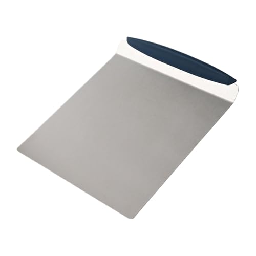 Elevador de tartas – Elevador de pizza de acero inoxidable | Elevador seguro para pasteles | Bandeja cuadrada para tartas | Espátula móvil para bandeja de pastel cuadrada | Mover inferior de