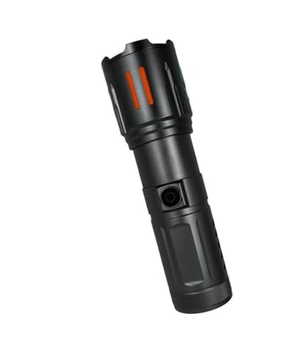 Image of RL-M37 200W Super Bright LED Torch | Heavy Duty Metal Body | 3600mAh Rechargeable Battery | Type-C Fast Charging | Zoomable Long Range Flashlight