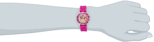 Accutime Girls Analog Display Quartz Pink Watch - Ariel, Belle, Tiana Time Teacher Wristwatch (Model: PN1048)2
