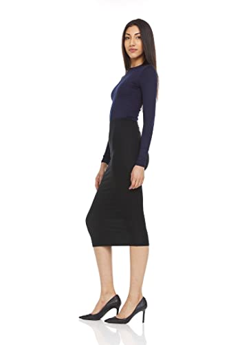 Women's High Waist Slim Midi Maxi Skirt BKJH0074