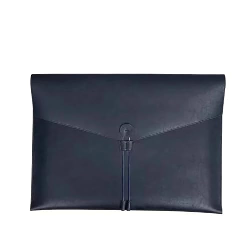 Sac à dossiers en cuir A3 noir pour éviter les feuilles de dessin froissées