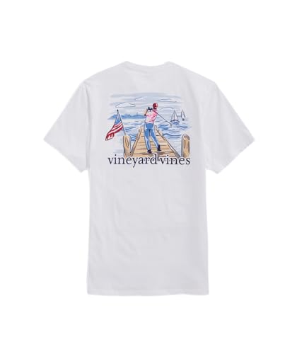 vineyard vines Men's Pier Golf Swing Short-Sleeve Pocket Tee