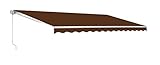 ALEKO AW12X10BROWN36 Retractable Patio Awning 12 x 10 Feet Brown