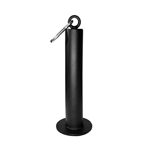Zepofit Goupille de Chargement de Plaque de Poids, Plaque Olympique/Standard Support de Levage Poids D'entraînement Système de Machine Câble de Poulie Poupille avec Mousqueton (48x340 mm) Cover
