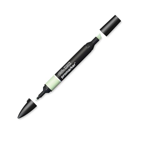 Image of Winsor & Newton Promarker, Alcohol Based Markers, Meadow Green (G339), Double Tipped Drawing Marker Set for Artists, Graphic Designers, Illustrators - Chisel & Fine Twin Tip, Streak Free Coverage