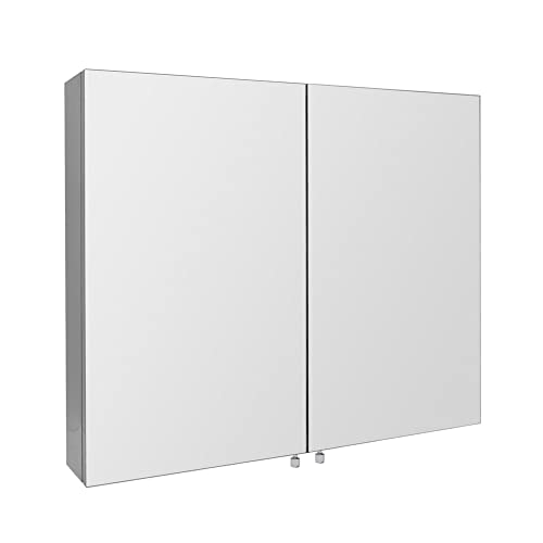 Movo 30 inch x 26 inch Medicine Cabinet with Mirror,Frameless Bathroom Medicine Cabinet Wall Mounted,Mirrored Medicine Cabinets for Bathroom