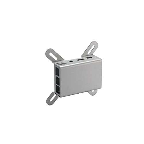 RPI-1F - VESA-kompatibles Aluminiumgehäuse zur Verwendung mit Raspberry Pi