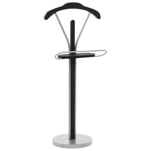 Vetnasa Galán de noche negro y gris 45x35x107 cm Casa y jardín, Productos del hogar, Organización y almacenamiento, Almacenamiento de ropa y armarios, Galanes de noche Negro 6,98 KG