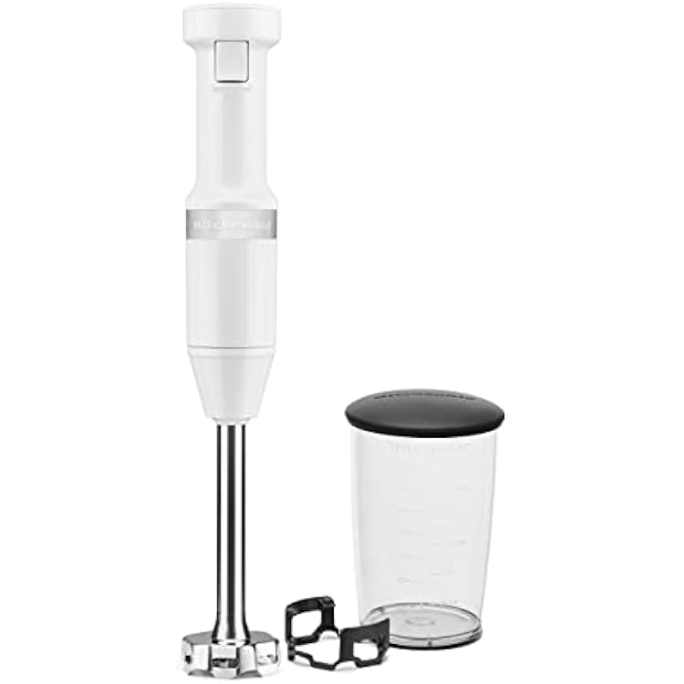KitchenAid Variable Speed Corded Hand Blender KHBV53, White