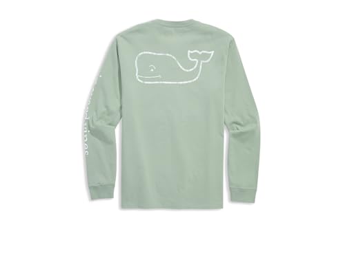 Image of vineyard vines Men's Long Sleeve Vintage Whale Pocket T-Shirt
