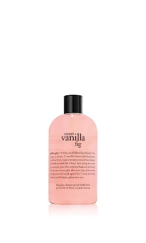 philosophy Sweet Vanilla Fig Shampoo, Shower Gel & Bubble Bath, 16 oz