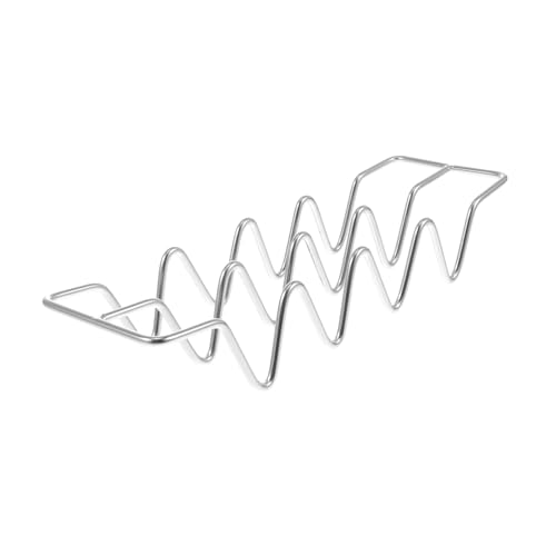 Unomor Tortilla Roll Rack Taco Holder Stands Taco Holder Easy Storage and Clean 304 Stainless Steel Taco Tray Holders