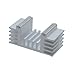 Pack of 4 DV-T263-201E-TR Heat Sink TO-263 (DÂ²Pak) Aluminum 2.0W @ 30Â°C Top Mount