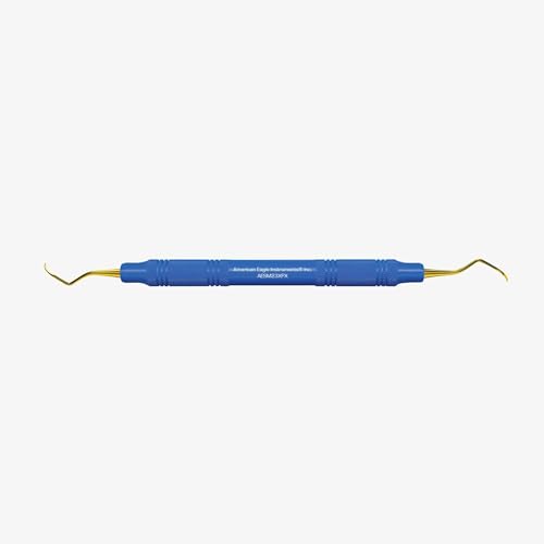 American Eagle Instrument AESM23XPX Double End #M23 Dental Scaler XP #3/8 Blue Resin Handle
