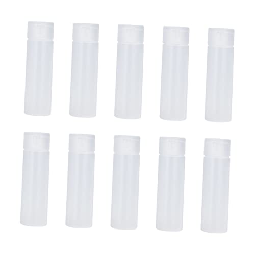 BIUDECO 10 piezas Botellas Reutilizables para Loción Diseño de Tapa Abatible Duraderas y Ligeras para Cosméticos y Viaje
