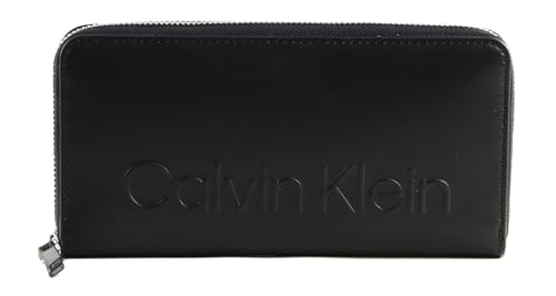Portefeuille Calvin Klein Zippe logo relief Femme - vue 4