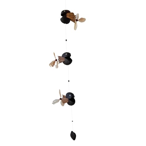 Móvil decorativo figura de 3 peces grande colgante para techo 1