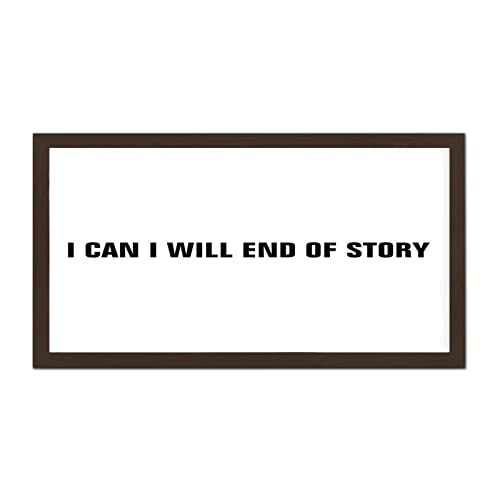 Panneau mural bois I Can I Will 30x56 cm