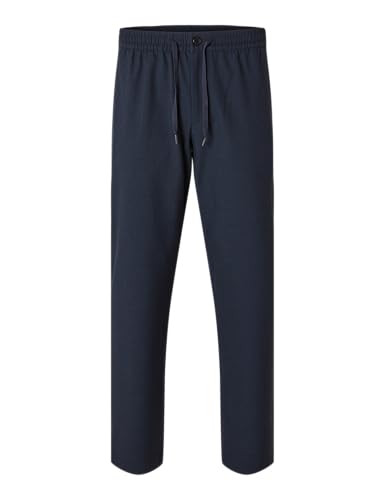 Pantalon 196 Selected Homme droit bleu sapphire S confort durable