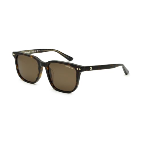 Montblanc MB0258SA Havana/Brown 55/19/145 men Sunglasses