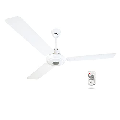 USHA Energia 1200mm High Speed 5 Star 32 Watt Energy Saving BLDC Ceiling Fan With Remote Control (White) For Rs. 2999 @ 34 %