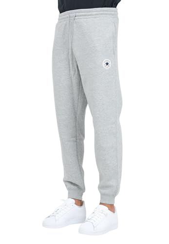 Converse Signature Chuck Patch Sporthose für Herren, Grau, grau, S