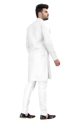 Image of trustous Mens straigth Solid Kurta Pyjama Set Combo in 100% Cotton with 16 Colour Option and Size are XS to 3XL for (Birthday,Wedding, Ceremony, Casual, Engagement)