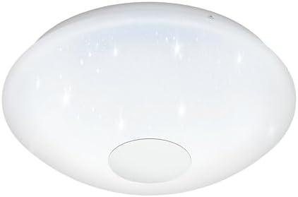 EGLO LED Deckenleuchte Voltago 2 1 flammige Deckenlampe Weiß, Ø 29,5 cm