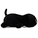 MIAOHAHA Plush Cat Toy Plush Pillow Stuffed Animal Cat Toy Cute Plushies Kids Plush Toy Pillow(Black Cat,30cm/11.8in)