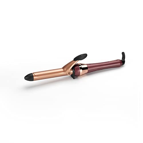 BaByliss Berry Crush Tong, Curling Tong, 25mm Quartz-ceramic barrel, Bouncy lasting Curls, Bronze