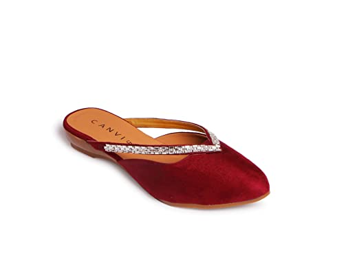 Image of CANVI Stylish | Fancy | Comfortable Stylish Fancy and comfort Trending Flat Fashion sandal for Women & Girls