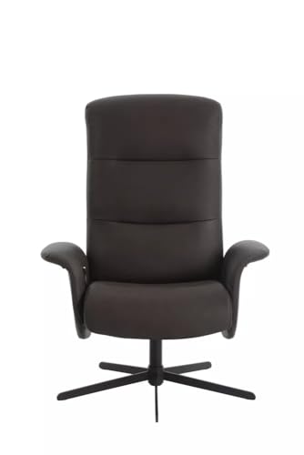 Hoclauho Relaxsessel mit Drehfunktion ergonomischer Fernsehsessel braun für Wohnzimmer – Bild 6