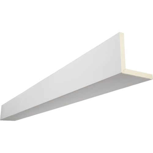 Timberthane Rustic Smooth Faux Wood Beam, 2-Sided (L-Beam), 10"W x 6"H x 168"L, Factory Prepped