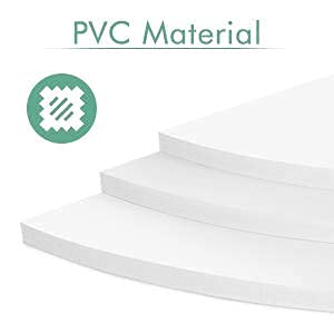 LANTRO JS - 3-delige hoekplank, PVC zwevende planken voor woonkamer, kantoor of keuken - Image 6