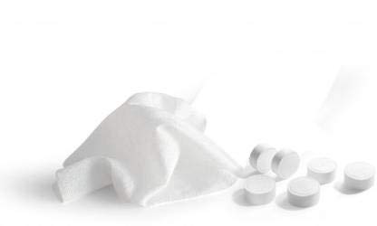 Pack of 90 Piece Tablet Napkin Compressed Tissue, Coin Tissue Paper Candy Packing??(Pack of 90)