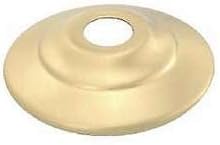 B&P Lamp® 6 Inch Diameter Solid Brass Vase Cap, Satin Brass Finish