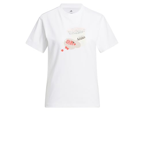 adidas Women's T-Shirt Graphique Farmers Market, White, M