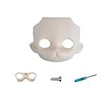 YMY No Makeup Doll Face Without Eyes DIY BJD Doll Accessories Suitable for GSC 1/12 Scale Doll Head
