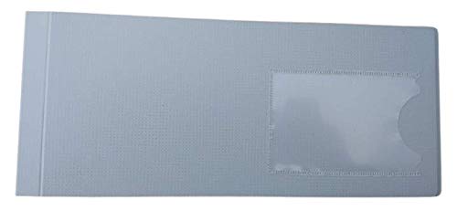 Image of Plastic Cheque Book Holder Cheque Book Folder Cheque Book Cover Cheque Book Protector Plastic Cover (Color May Vary)