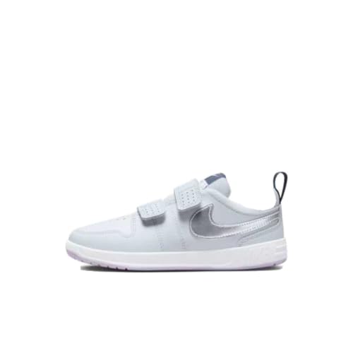  NIKE Pico 5 (PSV) Color Pure Platinum Metallic Silver, Size 29.5 EU 009 - Pure Platinum Metallic Silver 29.5