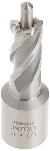 Evolution Cc500 1/2-Inch Diameter X 1-Inch Depth Of Cut Cyclone High Speed Steel Annular Cutter #TOP2