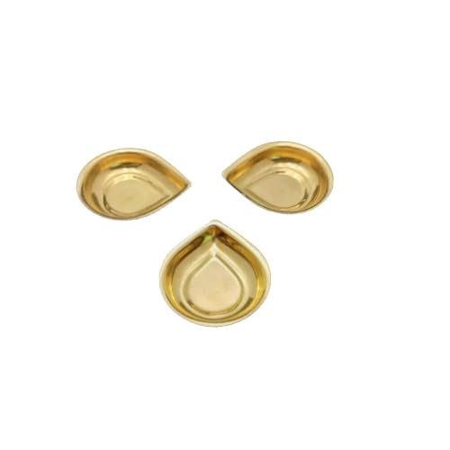 Best Brass Diyas: Brass vs Clay & Puja Essentials 9 Brass Agal Vilakku Diya Set of 3 | Traditional Brass Oil Lamps | ...