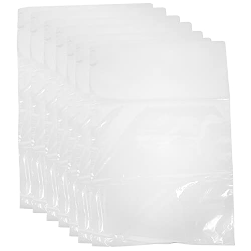 MUCKLILY 100pcs Heat Shrink Wrap Bags PVC Material for Sturdy Bottle Shoe Packaging