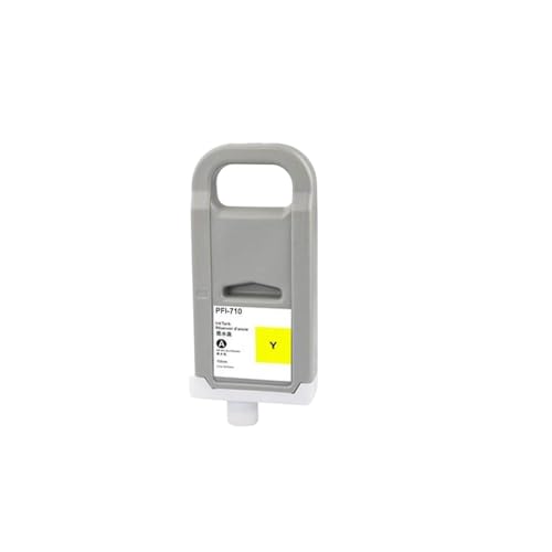 Cartouche PFI710 jaune pigment anti-bavure pour corriger les erreurs de plans