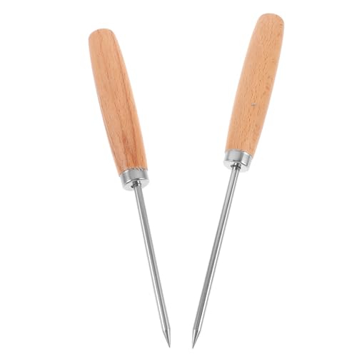 FUNOMOCYA Stainless Steel Ice Holding Tool Ice Breaker for Home-use 2pcs Set Random Style