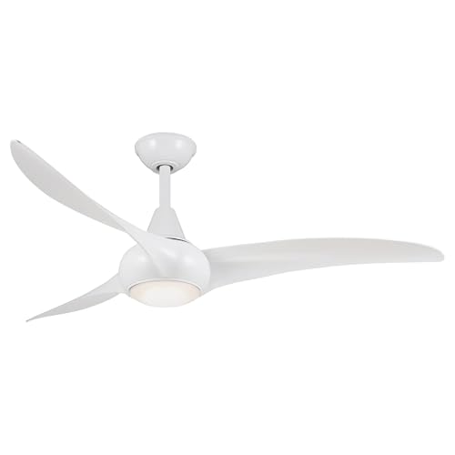 Minka-Aire F844-WH, Light Wave, 52" Ceiling Fan, White thumbnail 8