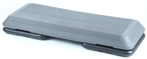 AemaSport Aerobic Step Fitness para Ejercicios Cardio con 2 Bases - Superficie Grande110x42x10cm. - Base 40x40x10cm. Materiales Duraderos de Polipropileno (PP) - Entrenamiento hasta 250kg