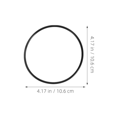 VILLCASE 2 Stück Silikon O-Ring Dichtungen 4.17 Zoll Ersatz Wasserreiniger Dichtung Für Hauswasserfiltersystem Küche Bad Büro Wasserdichtung