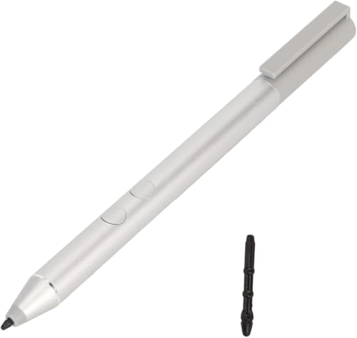 Stylus Pen for HP Envy x360/Pavilion x360/Spectre x360 2-in-1 Touch Screen Laptops for Microsoft Surface Support MPP 1.51 Tilt Pen with 1024 Pressure Sensitivity (Silvery)