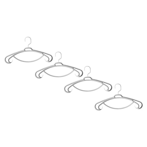 Alipis 4Pcs Heavy Duty Non Slip Clothes Hangers Wide Shoulder Design for Coats and Suits Versatile Convenient Hanger for Closet Storage and Drying and Wardrobe